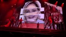 Le visage de Marine Le Pen