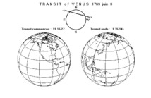 En 1769, Cook part observer Vénus devant le soleil et découvre l'Australie