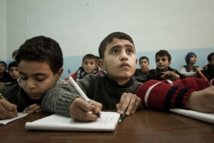 Turquie: une école de fortune pour les petits réfugiés syriens