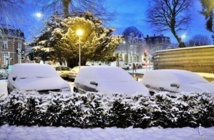La neige rend difficile la circulation dans le Nord et l'Est La neige rend difficile la circulation dans le Nord et l'Est