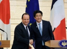 Hollande inaugure un "partenariat d'exception" avec le Japon