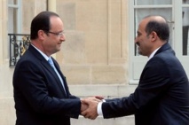 François Hollande et Ahmad Jarba