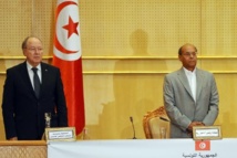 Moncef Marzouki et Mustapha Ben Jaafar