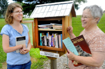 Au bout des jardins de Washington, des petits abris à... livres Au bout des jardins de Washington, des petits abris à... livres