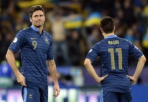 Les Français Olivier Giroud et Samir Nasri Les Français Olivier Giroud et Samir Nasri