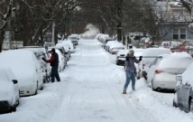 Neige et vague de froid sur le nord-est des Etats-Unis et l'est du Canada