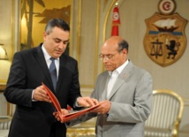 Moncef Marzouki et Mehdi Jomaâ Moncef Marzouki et Mehdi Jomaâ