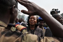 La présidente centrafricaine Catherine Samba Panza