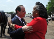 François Hollande et Catherine Samba-Panza François Hollande et Catherine Samba-Panza