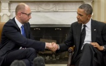 Barack Obama et le Premier ministre ukrainien Arseni Iatseniouk