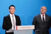 Manuel Valls et Michel Sapin Manuel Valls et Michel Sapin