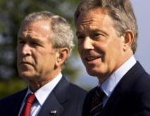 George W. Bush et Tony Blair George W. Bush et Tony Blair