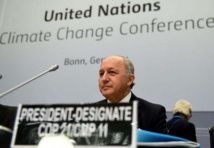 Climat: la France met la pression pour un "pré-accord" avant la conférence de Paris
