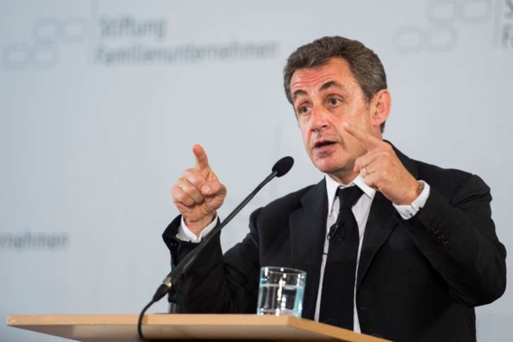 Nicolas Sarkozy, le 12 juin 2015 à Berlin