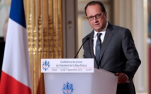 La France va accueillir "24.000 réfugiés" et propose une conférence internationale
