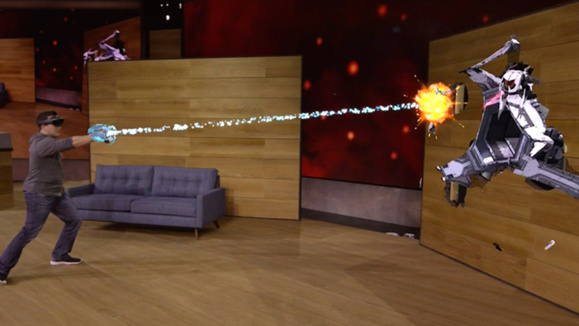 Microsoft HoloLens. Pour les développeurs. L’année prochaine. 3 000$ Microsoft HoloLens. Pour les développeurs. L’année prochaine. 3 000$
