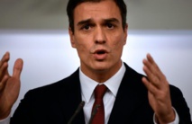 Le dirigeant socialiste espagnol, Pedro Sanchez