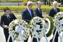 Hiroshima: jour "historique" avec l'hommage de Kerry et des ministres du G7
