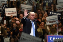 Le candidat républicain Donald Trump, le 25 mai à Anaheim en Californie USA: en Californie, Trump dénonce les immigrés clandestins