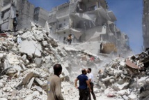 Syrie: 27 civils tués dans les bombardements contre Alep et Damas