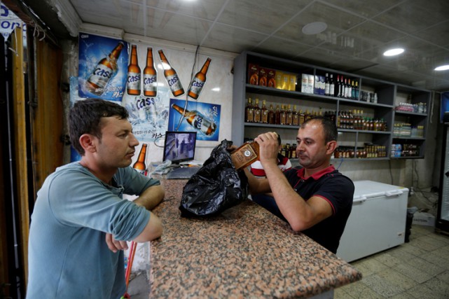 Alcool interdit en Irak? Pas pour nous, disent les Kurdes
