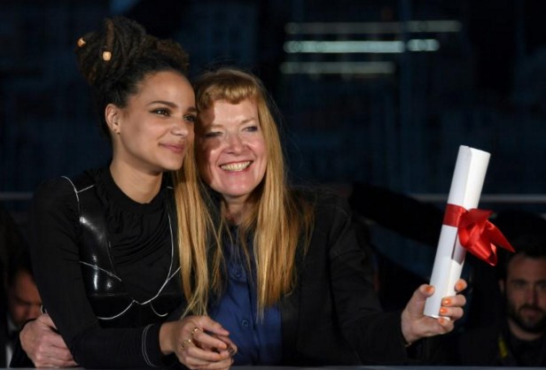 Andrea Arnold et Sasha Lane