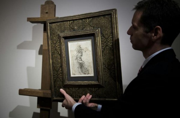 Classée trésor national, une étude de Léonard de Vinci évaluée à 15 millions d'euros
