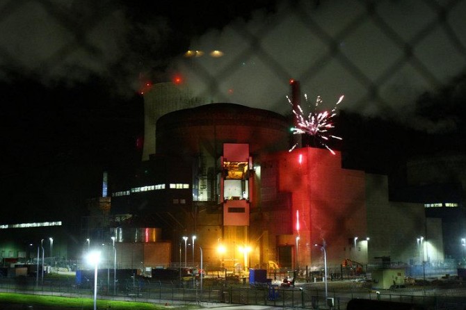 Intrusion de Greenpeace dans la centrale nucléaire de Cattenom