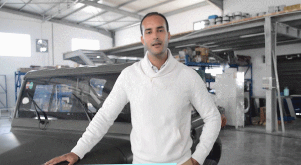 Omar Guiga,fabriquant de la voiture tunisienne « Wallyscar» lauréat du concours d’innovation organisé par le FMI