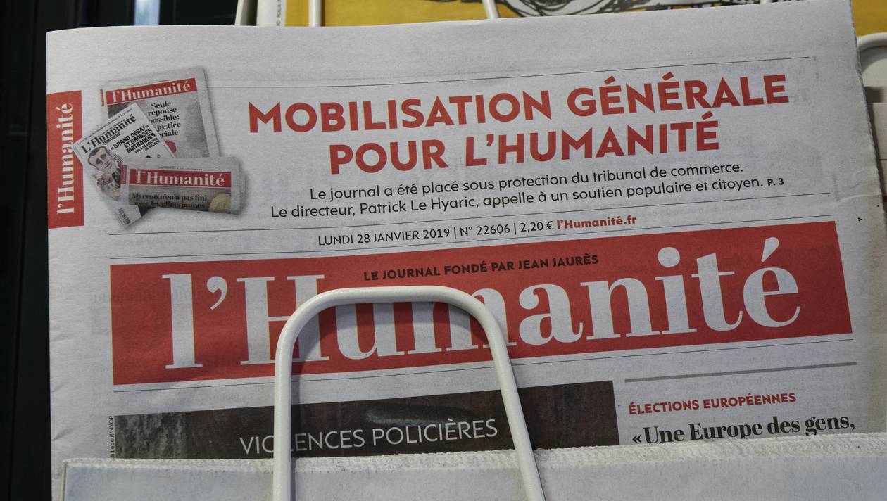 Le journal communiste français L'Humanité placé en redressement judiciaire avec poursuite d'activité