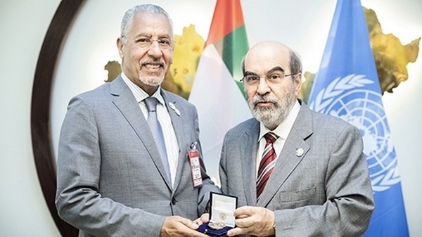 L'expert agronome marocain Abdelouahab Zaid reçoit la médaille d'or de la FAO
