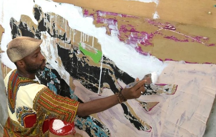 Armand Boua, peintre d'une réalité ivoirienne "fugace et persistante"
