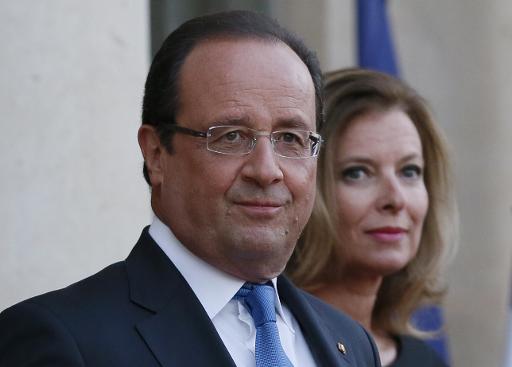 François Hollande et sa compagne Valérie Trierweiler