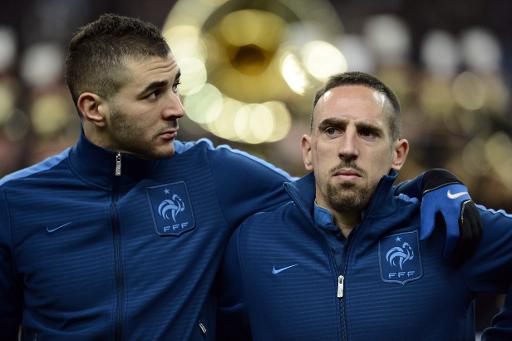 Karim Benzema et Franck Ribery