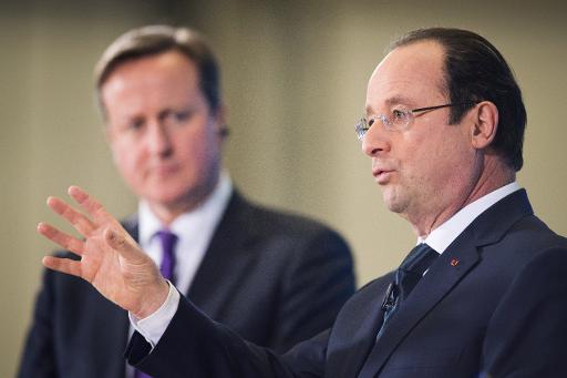 UE: Hollande et Cameron affichent leur désaccord