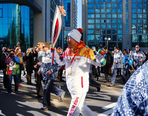 JO-2014: la flamme à Sotchi, la Russie "prête" pour les Jeux
