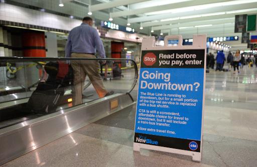 États-Unis: un train déraille à l'aéroport de Chicago, une trentaine de blessés