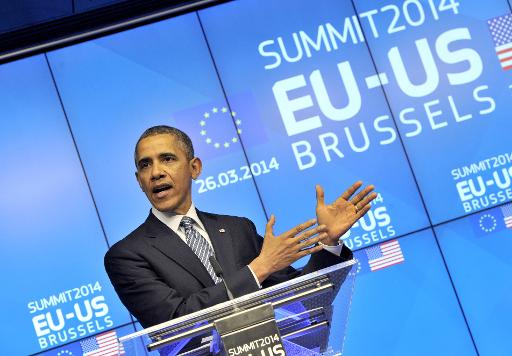 Ukraine: Obama réaffirme sa solidarité avec les Européens mais les appelle à l'effort
