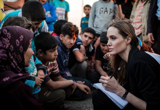 Angelina Jolie à Sarajevo, contre la violence sexuelle en temps de guerre
