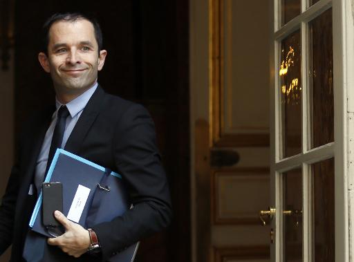 Le ministre de l'Education nationale Benoit Hamon Le ministre de l'Education nationale Benoit Hamon