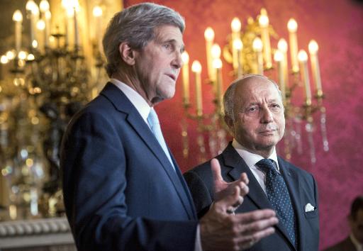 Laurent Fabius et John Kerry