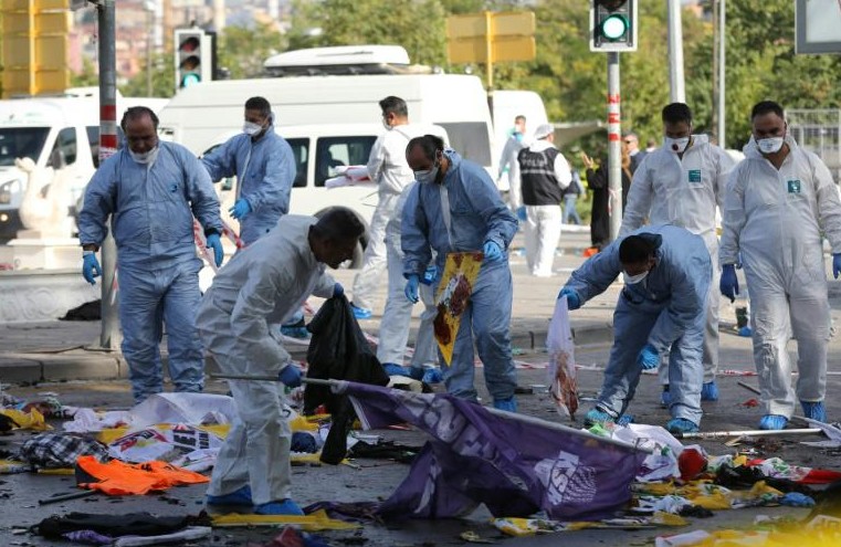 Turquie: l'attentat suicide qui a fait 102 morts à Ankara commandité par l'EI