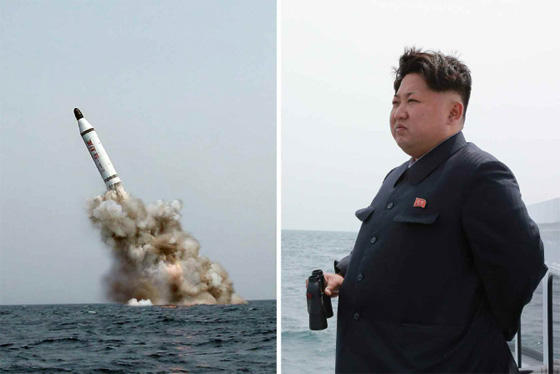 Tir de missiles balistiques nord-coréen dans la mer