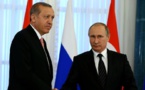 Erdogan et Poutine conviennent d’accélérer les efforts humanitaires en Syrie
