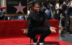 Le chanteur Usher reçoit la 2.588e étoile du Walk of Fame à Hollywood