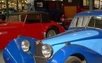 Le Musée national de l'automobile visité par Fillon, un passionné de bolides