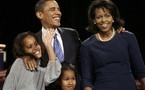 La famille Obama de retour à Washington