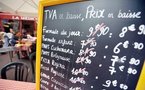 40% des restaurants ont baissé au moins 7 prix en échange de la TVA réduite