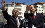 Ban Ki-moon affirme le soutien du Quartette à un Etat palestinien