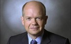 GB: William Hague critique l'Iran avant son arrivée aux Etats-Unis